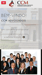 Mobile Screenshot of ccmadvogados.com